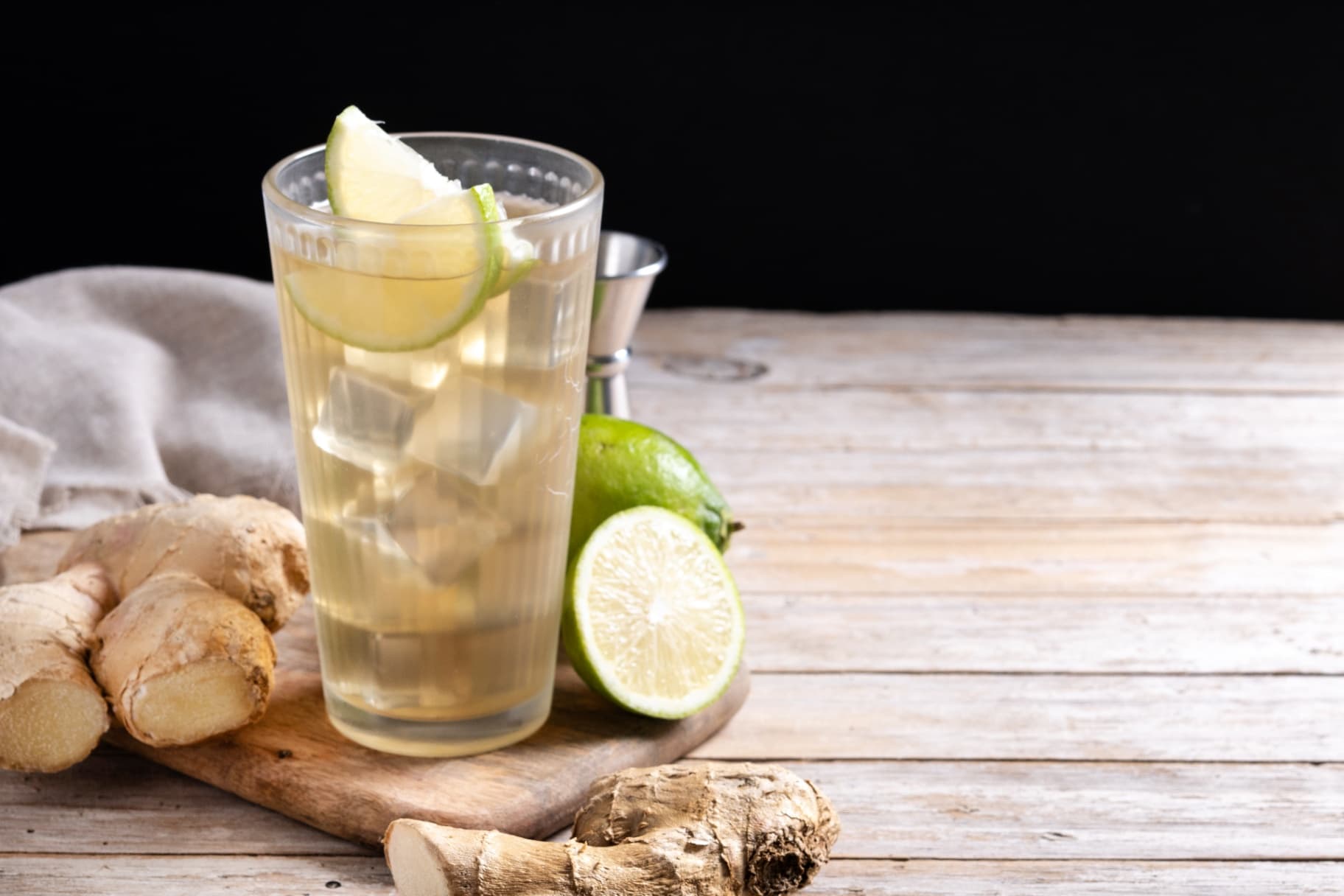 Fresh Lime Ginger Soda
